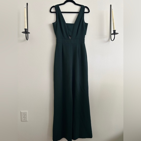 Gianni Bini Forest Green Jumpsuit - Picture 4 of 8